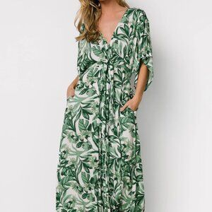 Baltic Born Green Floral Jumpsuit